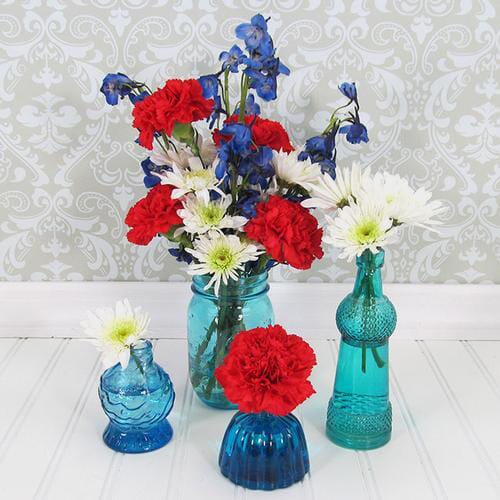 Patriotic DIY Flower Party Pack